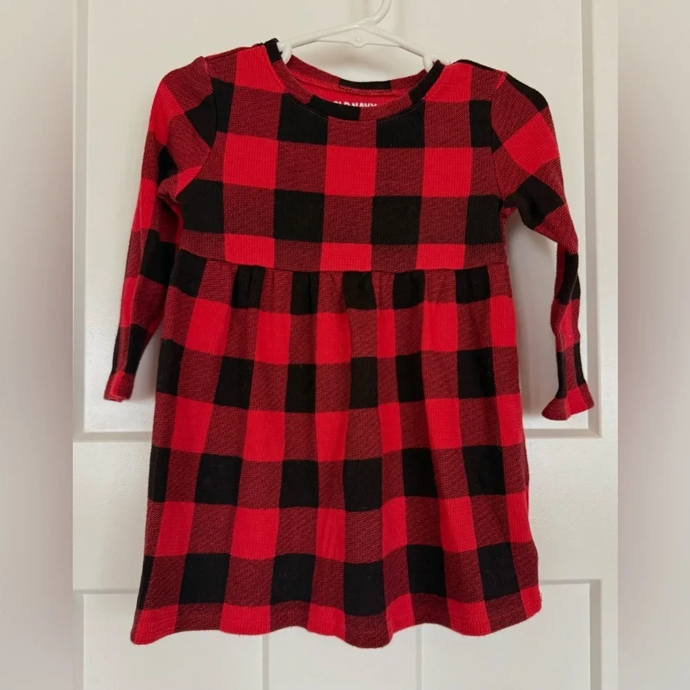 🧸 Old Navy Toddler Buffalo Plaid Dress | Size 2T